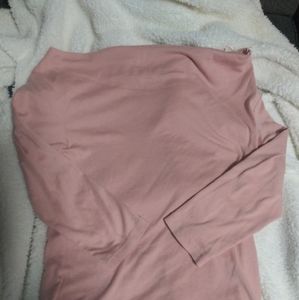 Off the shoulder three-quarter sleeve shirt